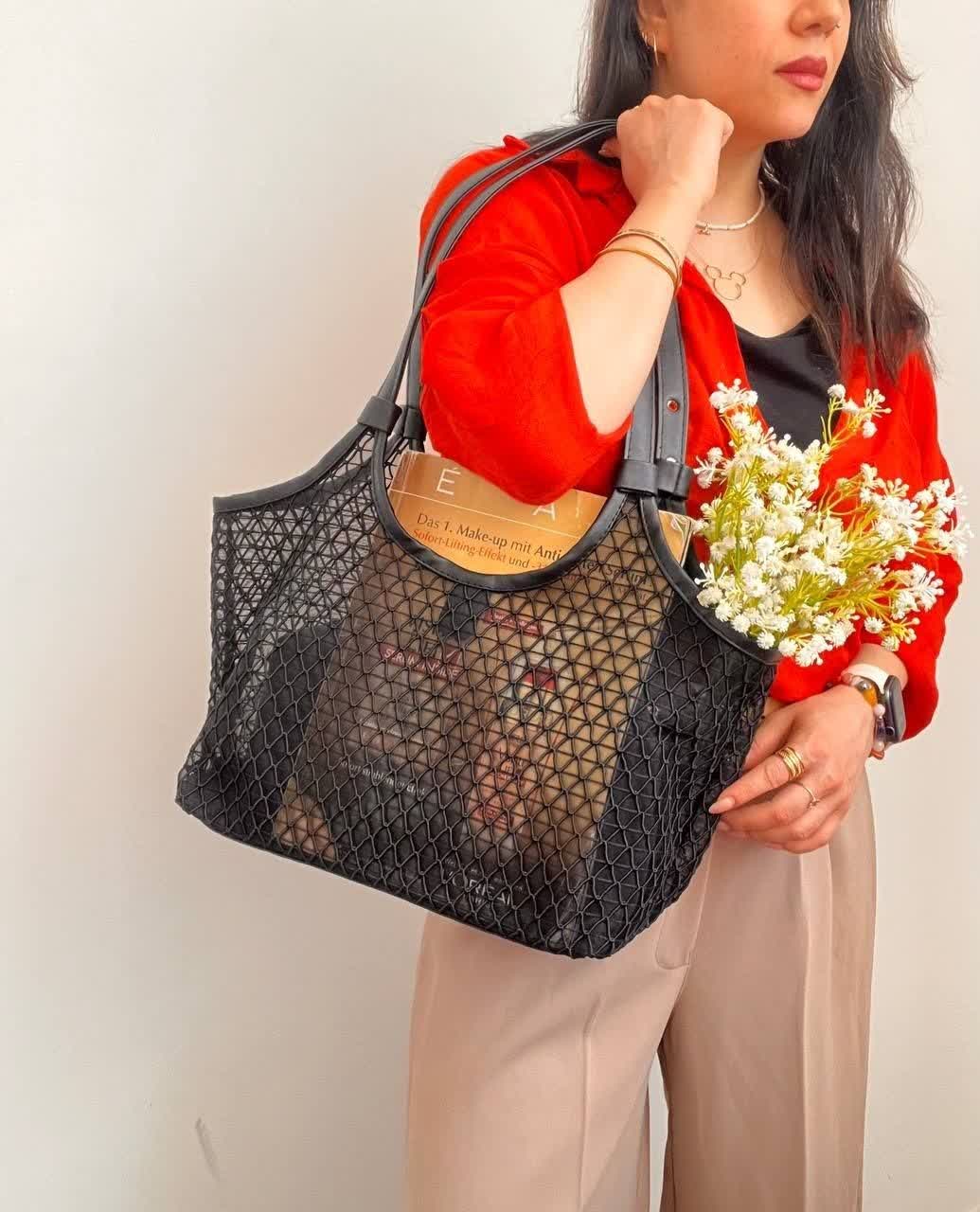 کیف توری زنانه تابستونی